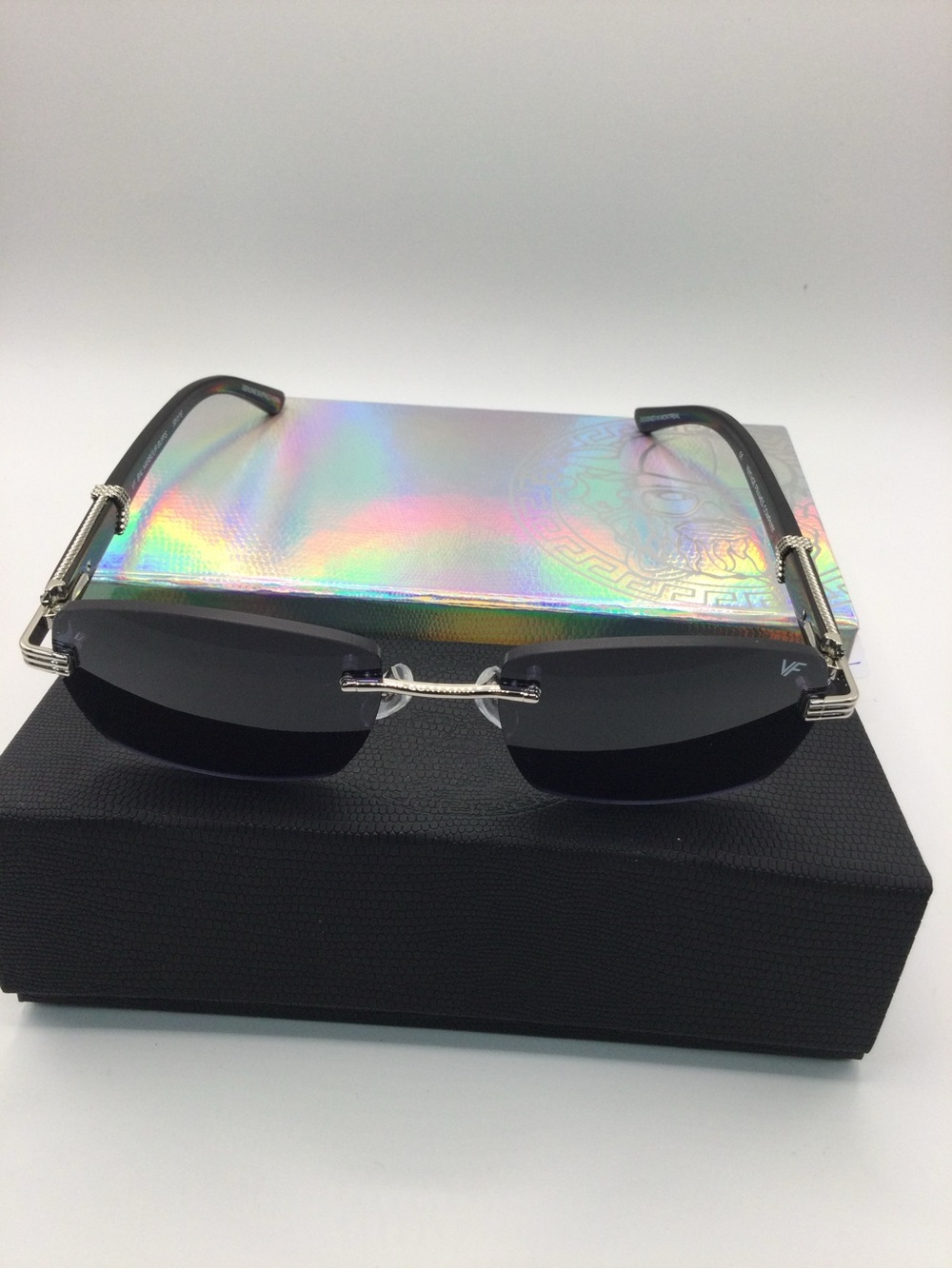 Sunglasses Temple Arm - Genuine Buffalo Horn - Black